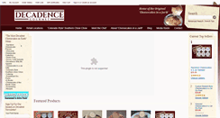 Desktop Screenshot of decadencecheesecakes.com